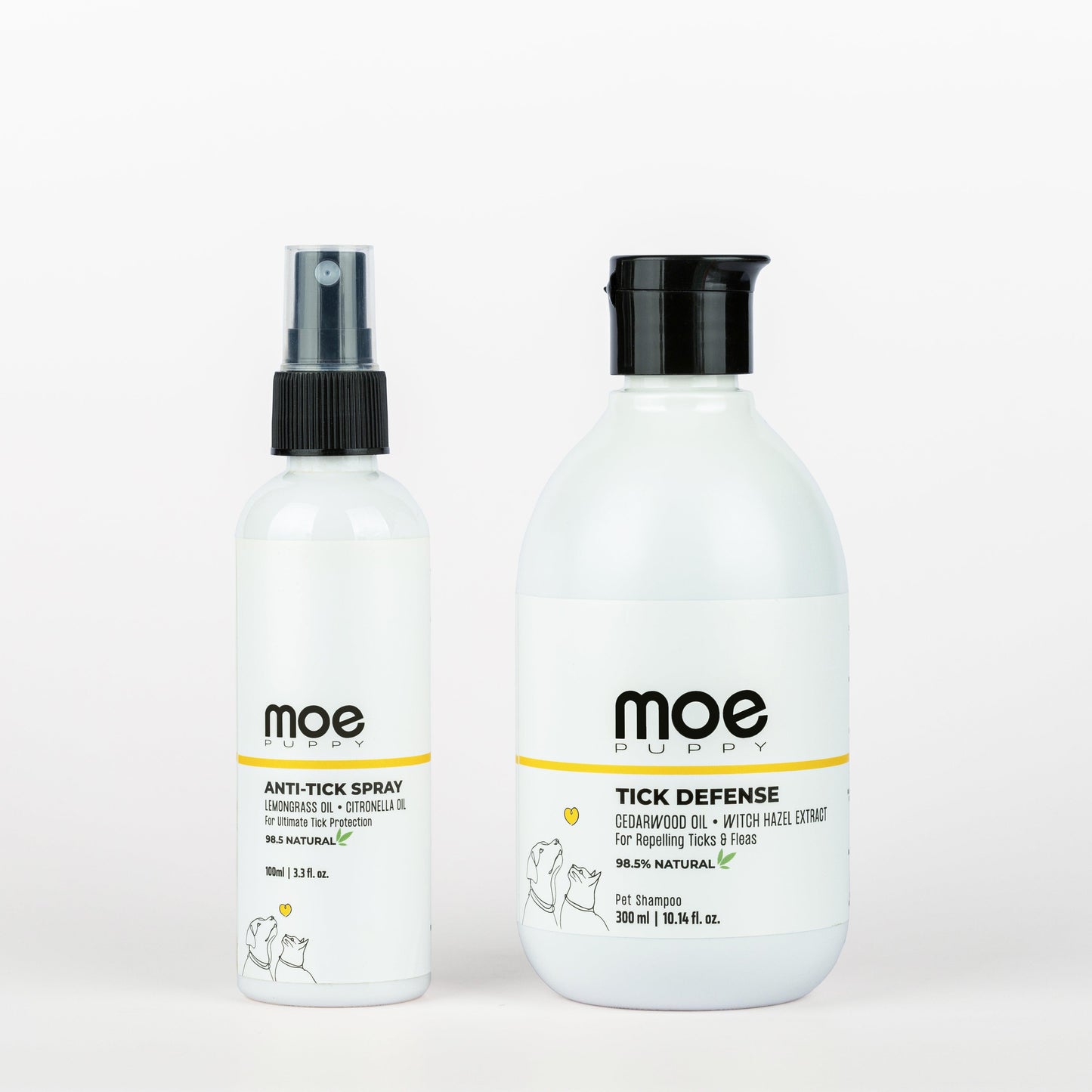 Tick Spray and Shampoo Combo - Moe Puppy