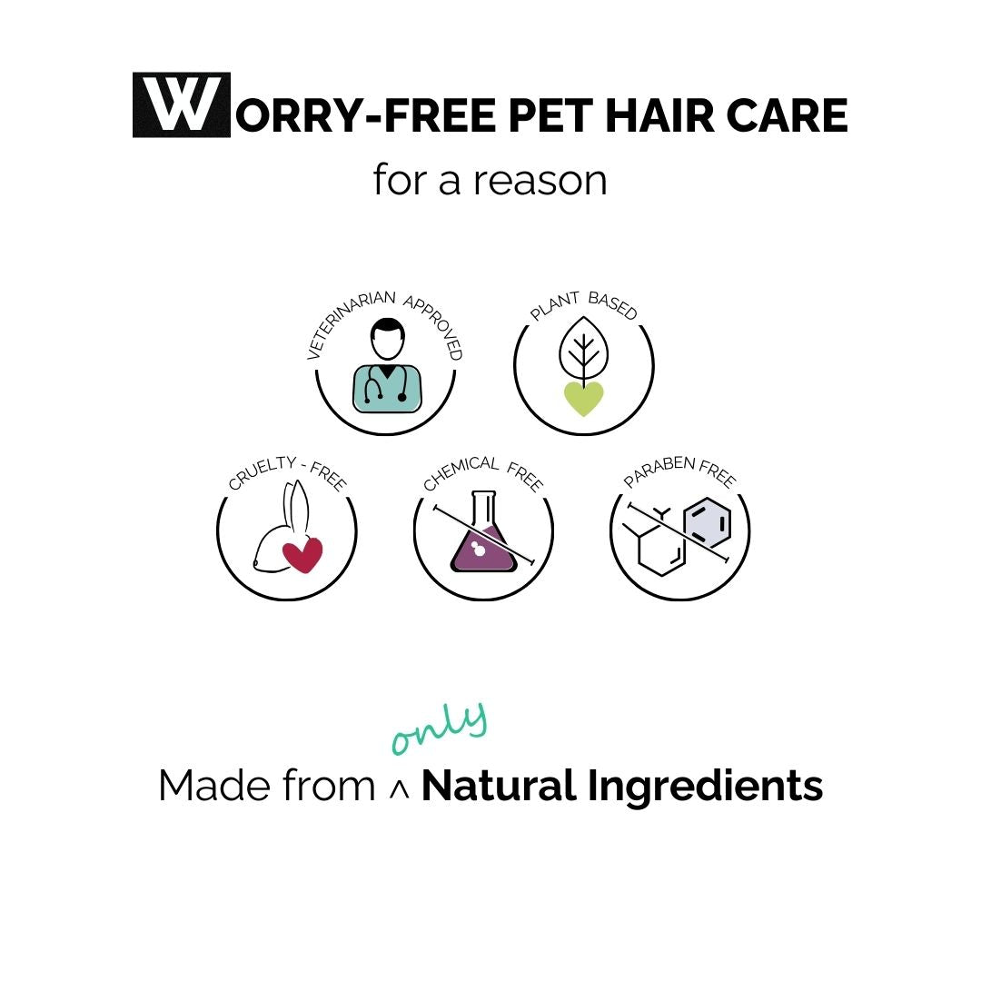 Worry free Pet Hair Care made from Natural ingredients- indian online pet store