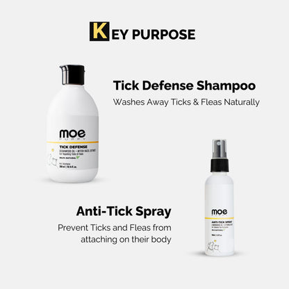 Tick Spray and Shampoo Combo