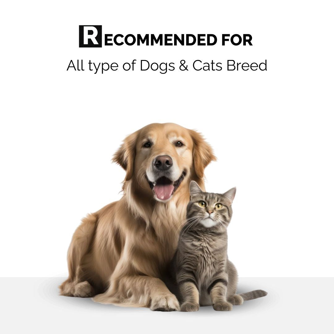 recommended for dogs and cats